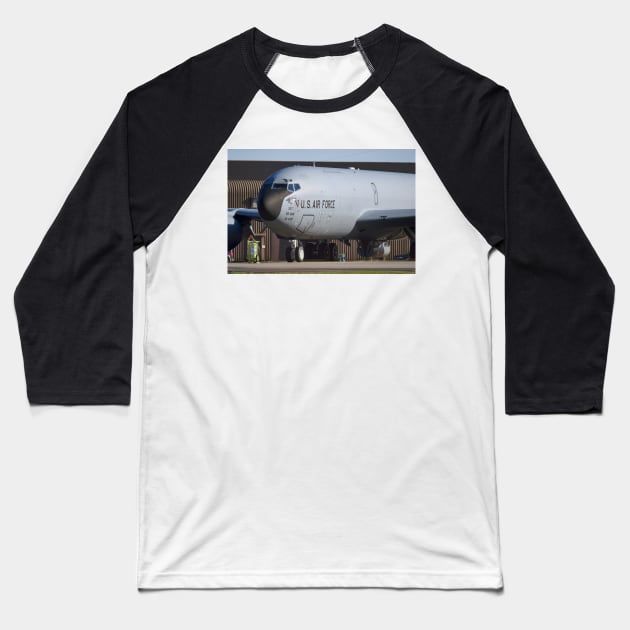 Boeing KC-135 Stratotanker Baseball T-Shirt by richard49